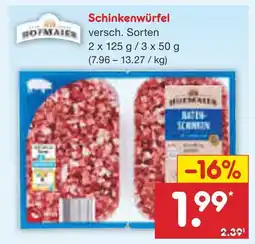 Netto Marken-Discount Hofmaier schinkenwürfel Angebot