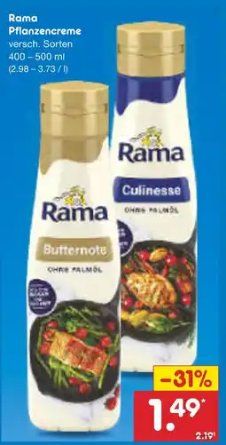 Netto Marken-Discount Rama pflanzencreme Angebot