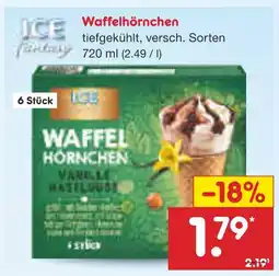 Netto Marken-Discount Ice fantasy waffelhörnchen Angebot