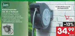 Netto Marken-Discount Schlauchaufroller inkl. 20 m schlauch Angebot