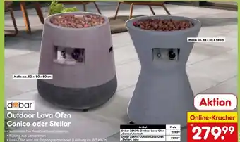 Netto Marken-Discount Dobar outdoor lava ofen conico Angebot