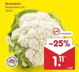 Netto Marken-Discount Blumenkohl Angebot