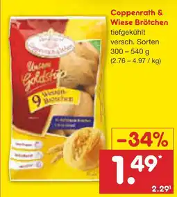 Netto Marken-Discount Coppenrath & wiese brötchen Angebot