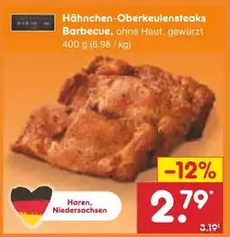 Netto Marken-Discount Hähnchen-oberkeulensteaks barbecue Angebot