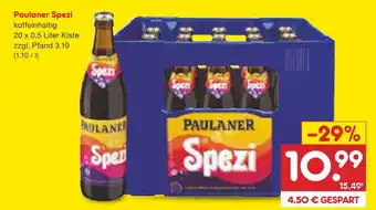 Netto Marken-Discount Paulaner spezi Angebot