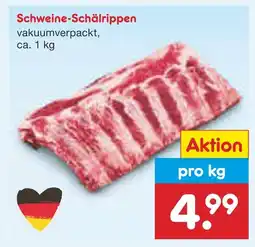 Netto Marken-Discount Schweine-schälrippen Angebot
