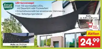 Netto Marken-Discount Living garden led sonnensegel Angebot