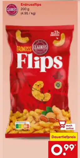 Netto Marken-Discount Clarkys erdnussflips Angebot