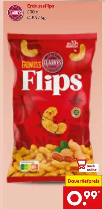 Netto Marken-Discount Clarkys erdnussflips Angebot