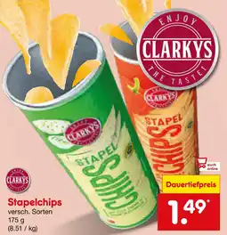 Netto Marken-Discount Clarkys stapelchips Angebot