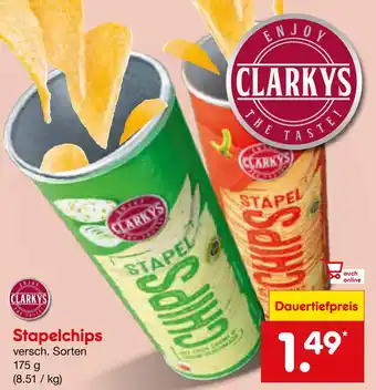 Netto Marken-Discount Clarkys stapelchips Angebot
