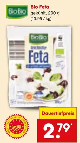 Netto Marken-Discount Biobio bio feta Angebot