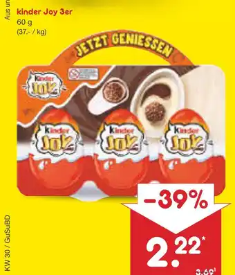 Netto Marken-Discount Kinder kinder joy 3er Angebot