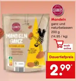 Netto Marken-Discount Clarkys mandeln Angebot