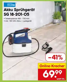 Netto Marken-Discount Güde akku sprühgerät sg 18-201-05 Angebot
