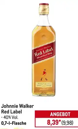 METRO Johnnie Walker Red Label Angebot