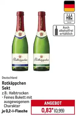 METRO Rotkäppchen Sekt Angebot