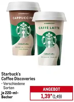 METRO Starbuck's Coffee Discoveries Angebot
