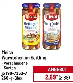 METRO Meica Würstchen im Saitling Angebot