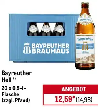 METRO Bayreuther Hell Angebot