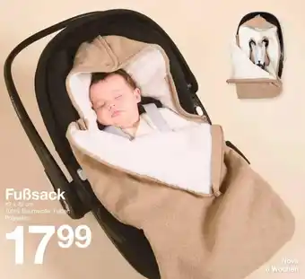 Zeeman Fußsack Angebot
