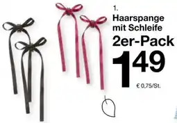 Zeeman Haarspange mit Schleife Angebot