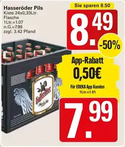 WEZ Hasseröder Pils Angebot