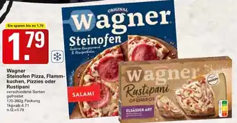 WEZ Wagner Steinofen Pizza, Flammkuchen, Pizzies oder Rustipani Angebot