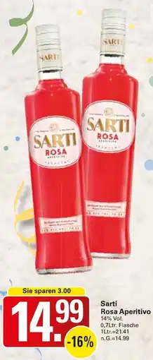 WEZ Sarti Rosa Aperitivo Angebot