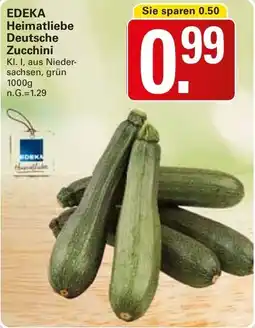 WEZ EDEKA Heimatliebe Deutsche Zucchini Angebot