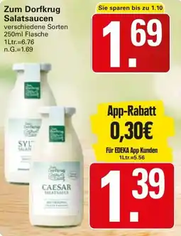 WEZ Zum Dorfkrug Salatsaucen Angebot