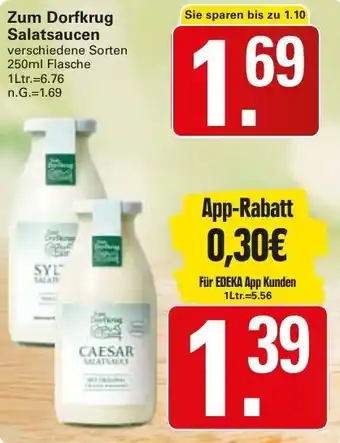 WEZ Zum Dorfkrug Salatsaucen Angebot