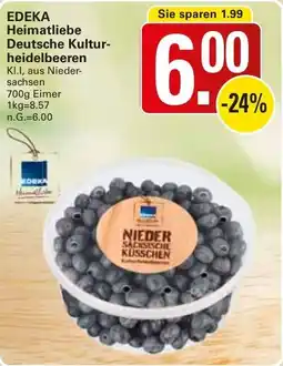WEZ EDEKA Heimatliebe Deutsche Kulturheidelbeeren Angebot