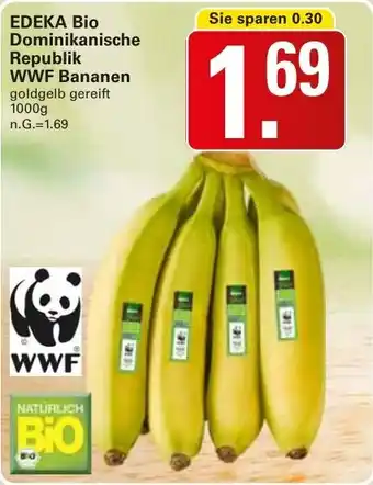 WEZ EDEKA Bio Dominikanische Republik WWF Bananen Angebot