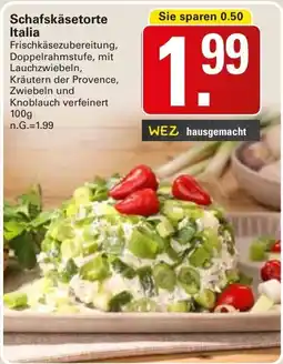 WEZ Schafskäsetorte Italia Angebot