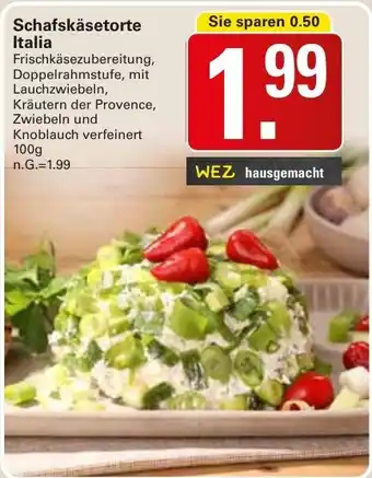 WEZ Schafskäsetorte Italia Angebot