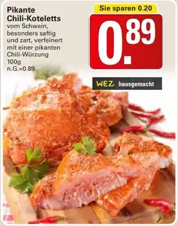 WEZ Pikante Chili-Koteletts Angebot
