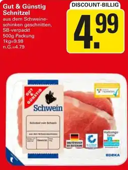 WEZ Gut & Günstig Schnitzel Angebot