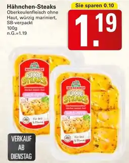WEZ Hähnchen-Steaks Angebot