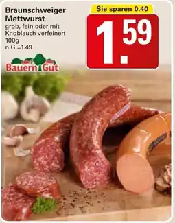 WEZ Braunschweiger Mettwurst Angebot
