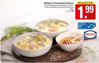 WEZ Matjes in Honig-Senf-Sauce Angebot