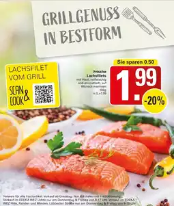 WEZ Frische Lachsfilets Angebot