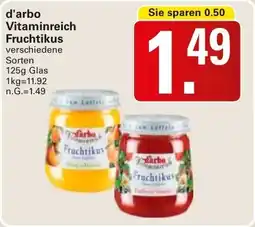 WEZ d'arbo Vitaminreich Fruchtikus Angebot
