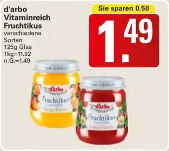 WEZ d'arbo Vitaminreich Fruchtikus Angebot