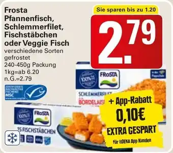 WEZ Frosta Pfannenfisch, Schlemmerfilet, Fischstäbchen oder Veggie Fisch Angebot
