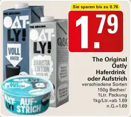 WEZ The Original Oatly Haferdrink oder Aufstrich Angebot