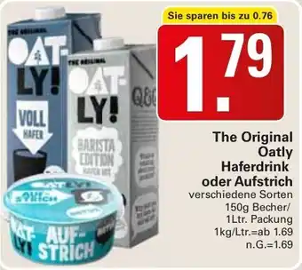 WEZ The Original Oatly Haferdrink oder Aufstrich Angebot