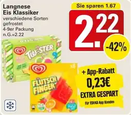 WEZ Langnese Eis Klassiker Angebot