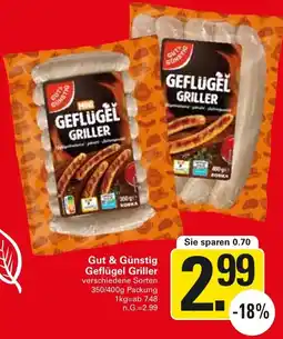 WEZ Gut & Günstig Geflügel Griller Angebot