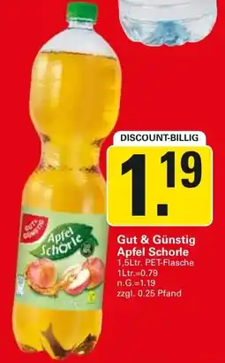WEZ Gut & Günstig Apfel Schorle Angebot